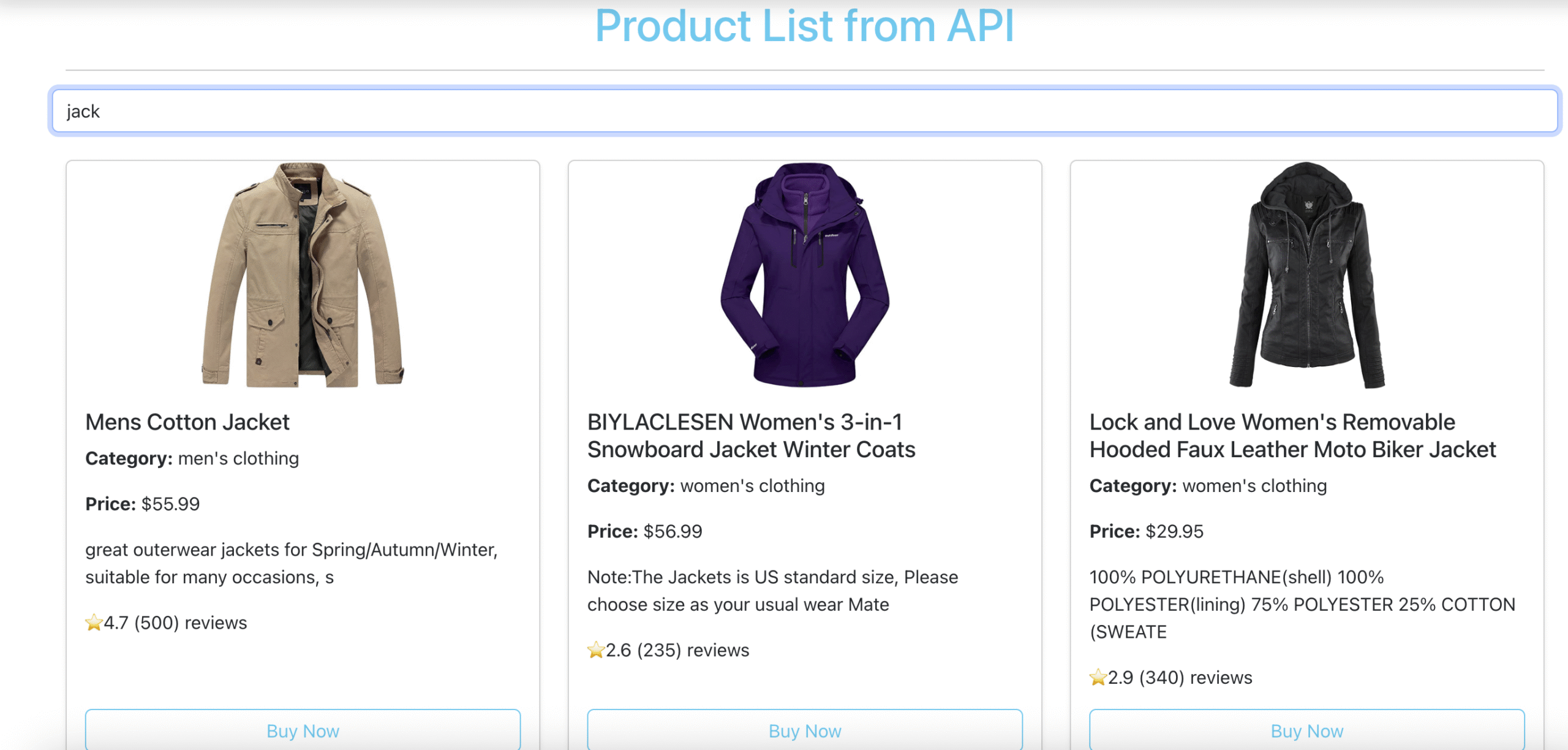 React Grid View API Products with Search Filter – Step-by-Step Guide